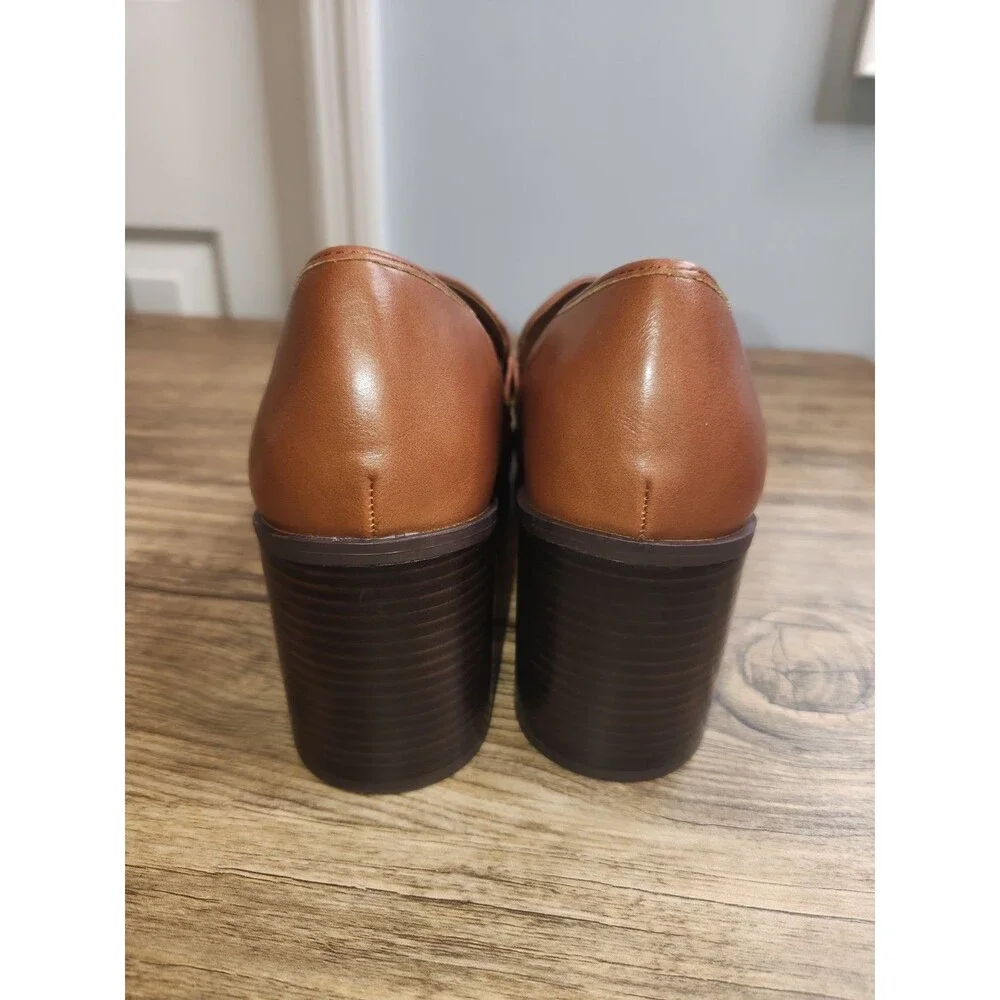 Lauren Blakwell "Neil Cognac Pumps Women's Size 10 Medium - Picture 13 of 16